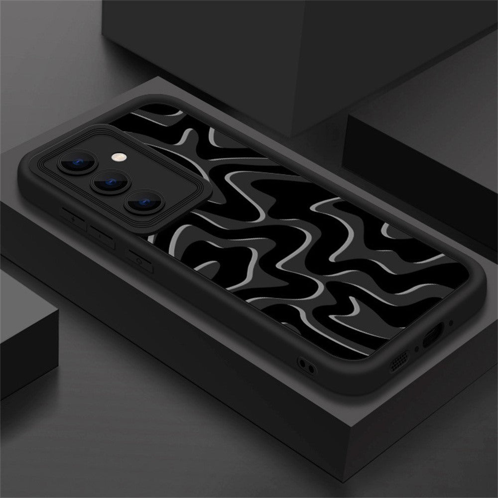 For Samsung Galaxy S26+ Case Wavy Camouflage Stripe Precision Camera Protection Anti Drop TPU Phone Cover