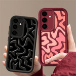 For Samsung Galaxy S26+ Case Wavy Camouflage Stripe Precision Camera Protection Anti Drop TPU Phone Cover