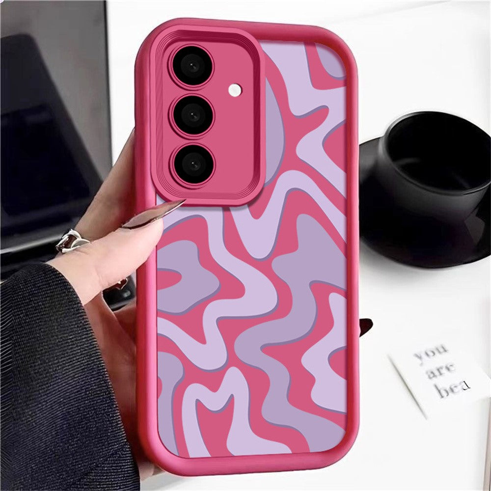 For Samsung Galaxy S26+ Case Wavy Camouflage Stripe Precision Camera Protection Anti Drop TPU Phone Cover