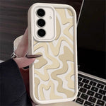 For Samsung Galaxy A37 5G Case Wavy Camouflage Stripe Precision Camera Protection Anti Drop TPU Phone Cover
