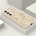 Til Samsung Galaxy A36 5G / A56 5G etui, bølget camouflage stribe, præcis kamerabeskyttelse, anti-fald TPU telefoncover