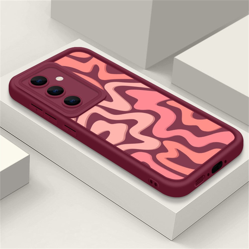 For Samsung Galaxy A55 5G / A35 5G Case Wavy Camouflage Stripe Precision Camera Protection Anti-Drop TPU Phone Cover