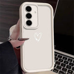 For Samsung Galaxy S25+ Case Heart Pattern Design Precision Camera Protection TPU Phone Cover