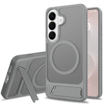 Magnetisk cover til Samsung Galaxy S26+ med stativ og PC + TPU-bagside med berøringsskærm
