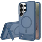 For Samsung Galaxy S26 Ultra Magnetic Case Kickstand PC + TPU Skin Touch Phone Cover
