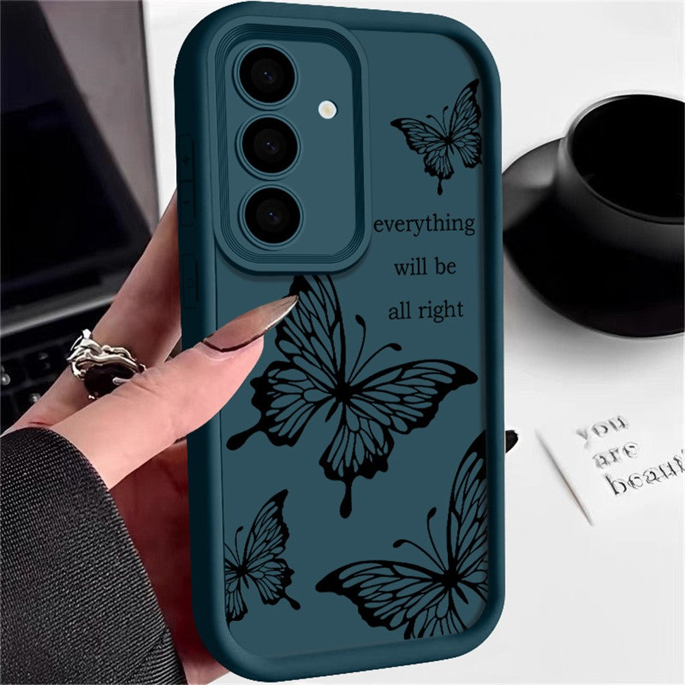 For Samsung Galaxy S26+ Case Hollow Butterfly Pattern Shockproof Precision Camera Protection TPU Phone Cover