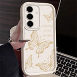 For Samsung Galaxy A37 5G Case Hollow Butterfly Pattern Shockproof Precision Camera Protection TPU Phone Cover