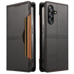 Samsung Galaxy A18 5G / A18 4G A17 5G / A17 4G / A26 5G / A16 5G / A16 4G Plånboksfodral Extern kortplats Magnetiskt stängande lädermobilskal