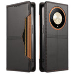 Honor X9b 5G / Honor Magic6 Lite 5G / Honor X50 GT 5G / Honor X50 Pro 5G / Honor X50 5G Plånboksfodral med externt korthållare, magnetisk stängning, läderfodral