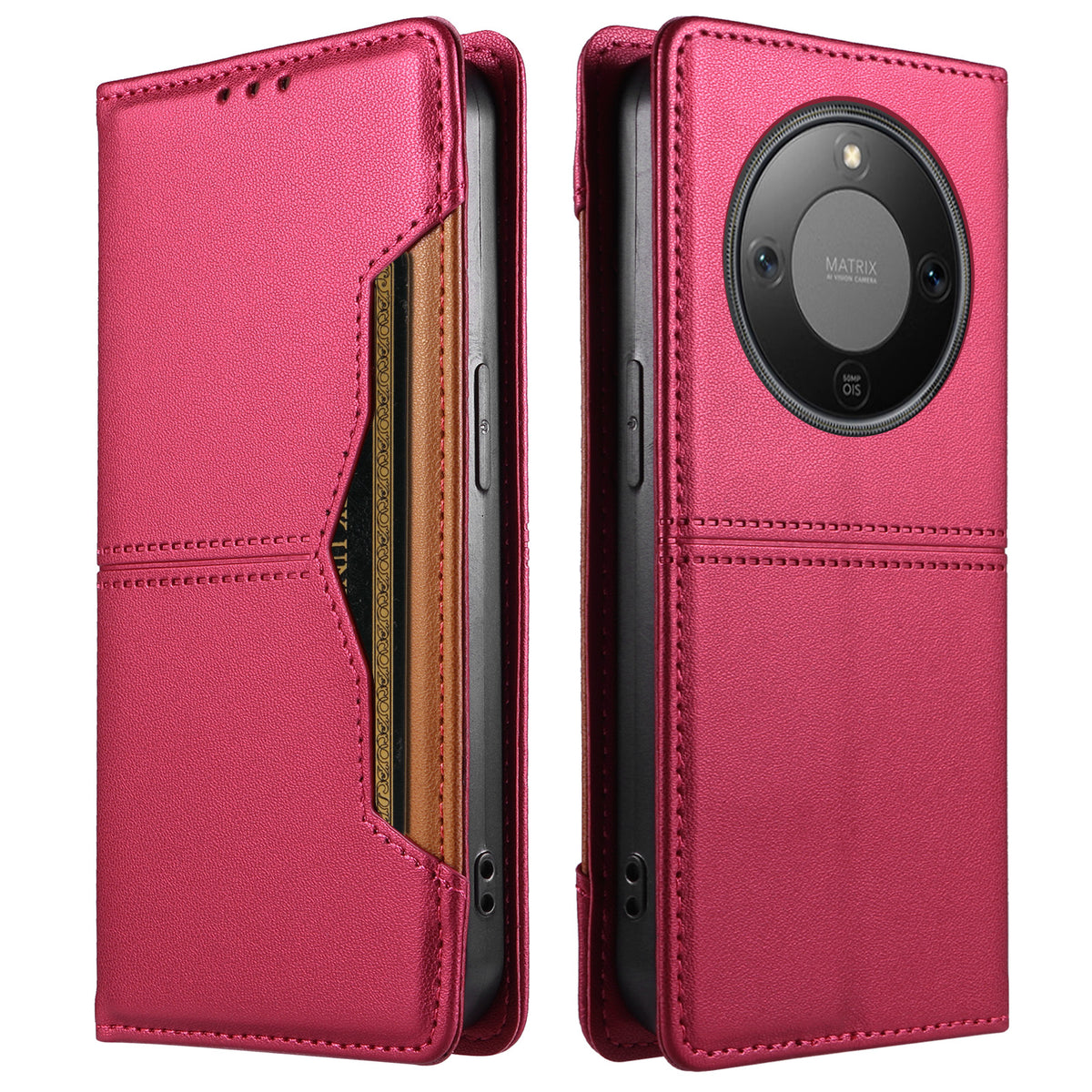 For Honor X9d 5G / Honor Magic8 Lite 5G / Honor X70 5G Wallet Case External Card Slot Magnetic Closing Leather Phone Cover