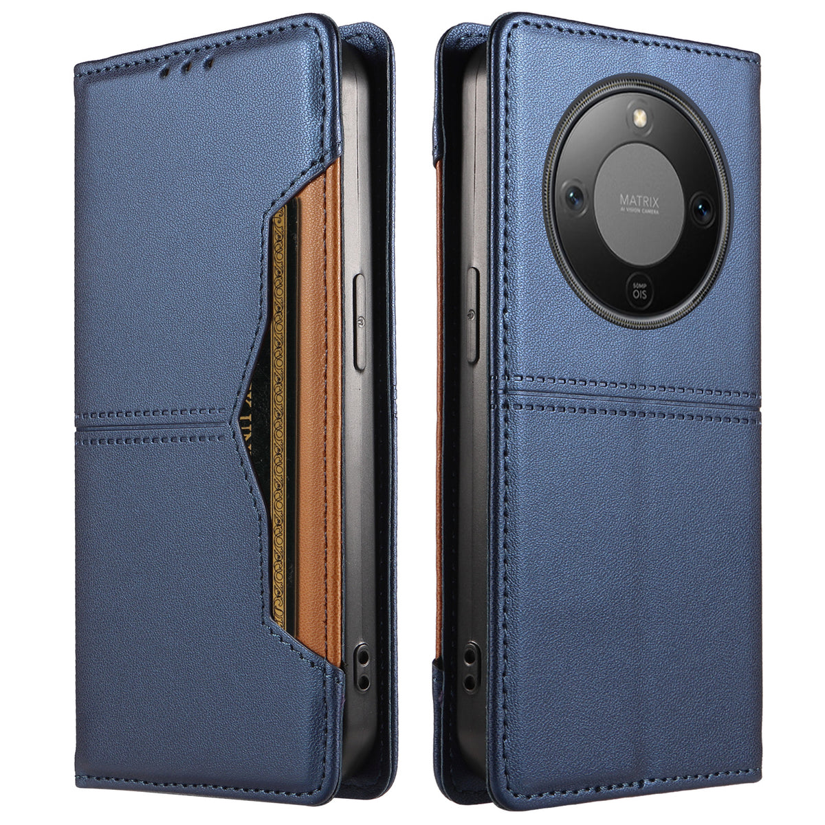 For Honor X9d 5G / Honor Magic8 Lite 5G / Honor X70 5G Wallet Case External Card Slot Magnetic Closing Leather Phone Cover