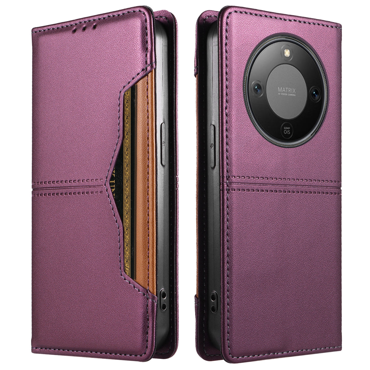 For Honor X9d 5G / Honor Magic8 Lite 5G / Honor X70 5G Wallet Case External Card Slot Magnetic Closing Leather Phone Cover