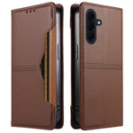 For Samsung Galaxy A57 5G Wallet Case External Card Slot Magnetic Closing Leather Phone Cover