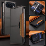 For Honor 500 Pro 5G / Honor 500 5G Wallet Case External Card Slot Magnetic Closing Leather Phone Cover