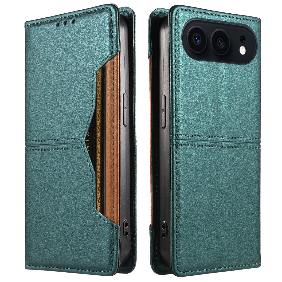 For Honor 500 Pro 5G / Honor 500 5G Wallet Case External Card Slot Magnetic Closing Leather Phone Cover