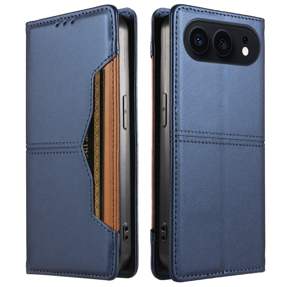 For Honor 500 Pro 5G / Honor 500 5G Wallet Case External Card Slot Magnetic Closing Leather Phone Cover