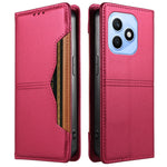 For Honor X8d 4G Wallet Case External Card Slot Magnetic Closing Leather Phone Cover