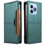 For Honor X8d 4G Wallet Case External Card Slot Magnetic Closing Leather Phone Cover