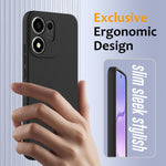 For Honor X7e Plus 5G / Honor 600 Smart 5G Magnetic Case Anti-Drop Liquid Silicone Phone Cover with Lanyard