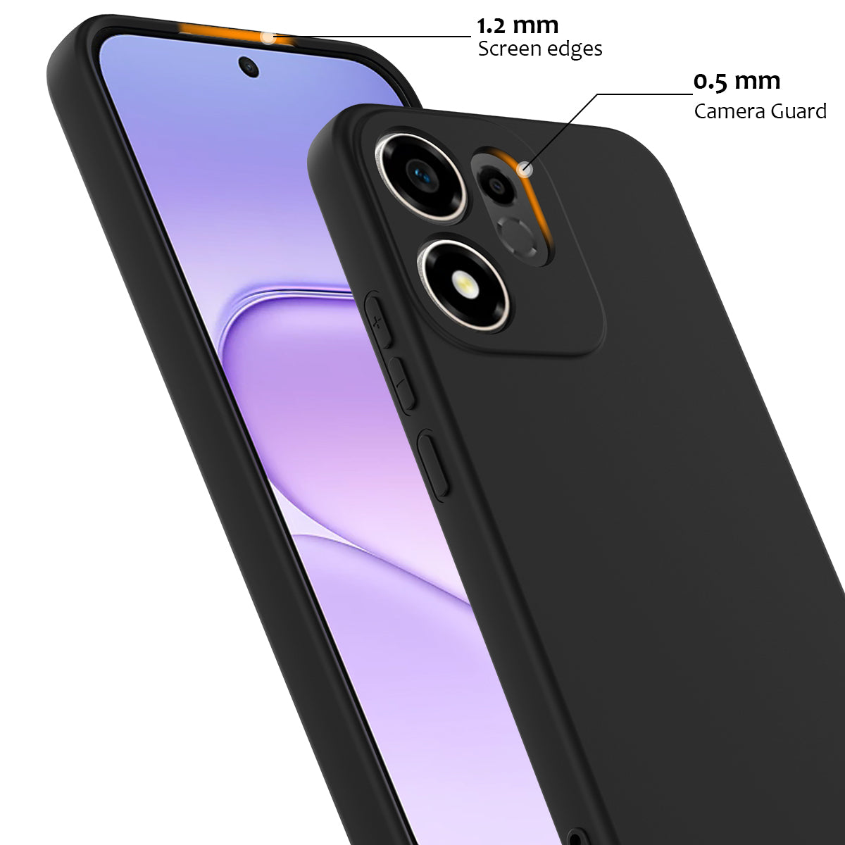 For Honor X7e Plus 5G / Honor 600 Smart 5G Magnetic Case Anti-Drop Liquid Silicone Phone Cover with Lanyard