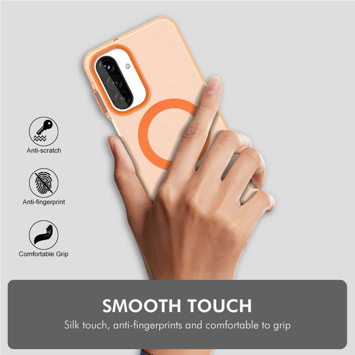 HAT PRINCE til Samsung Galaxy A37 5G ENKAY Hat-Prince Magnetisk Cover med Hydrogel Film PC TPU Telefoncover