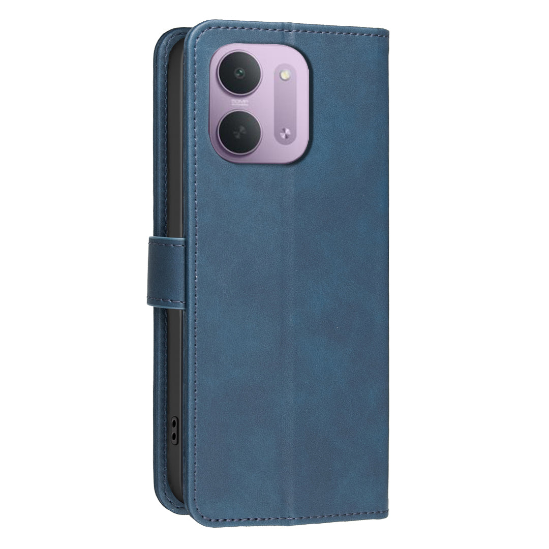 BINFEN COLOR til Xiaomi Redmi 15C 4G (Global) (171 mm) / Xiaomi Poco C85 4G (171 mm) / Xiaomi Redmi 17C 5G, BF37-lædertegneboksetui med RFID-blokering