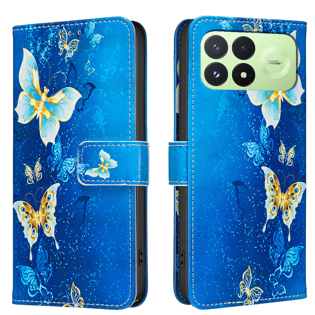 For Xiaomi Redmi K100 Pro 5G / Xiaomi Poco F8 Pro 5G Case Wallet Stand Pattern Printing Phone Leather Cover