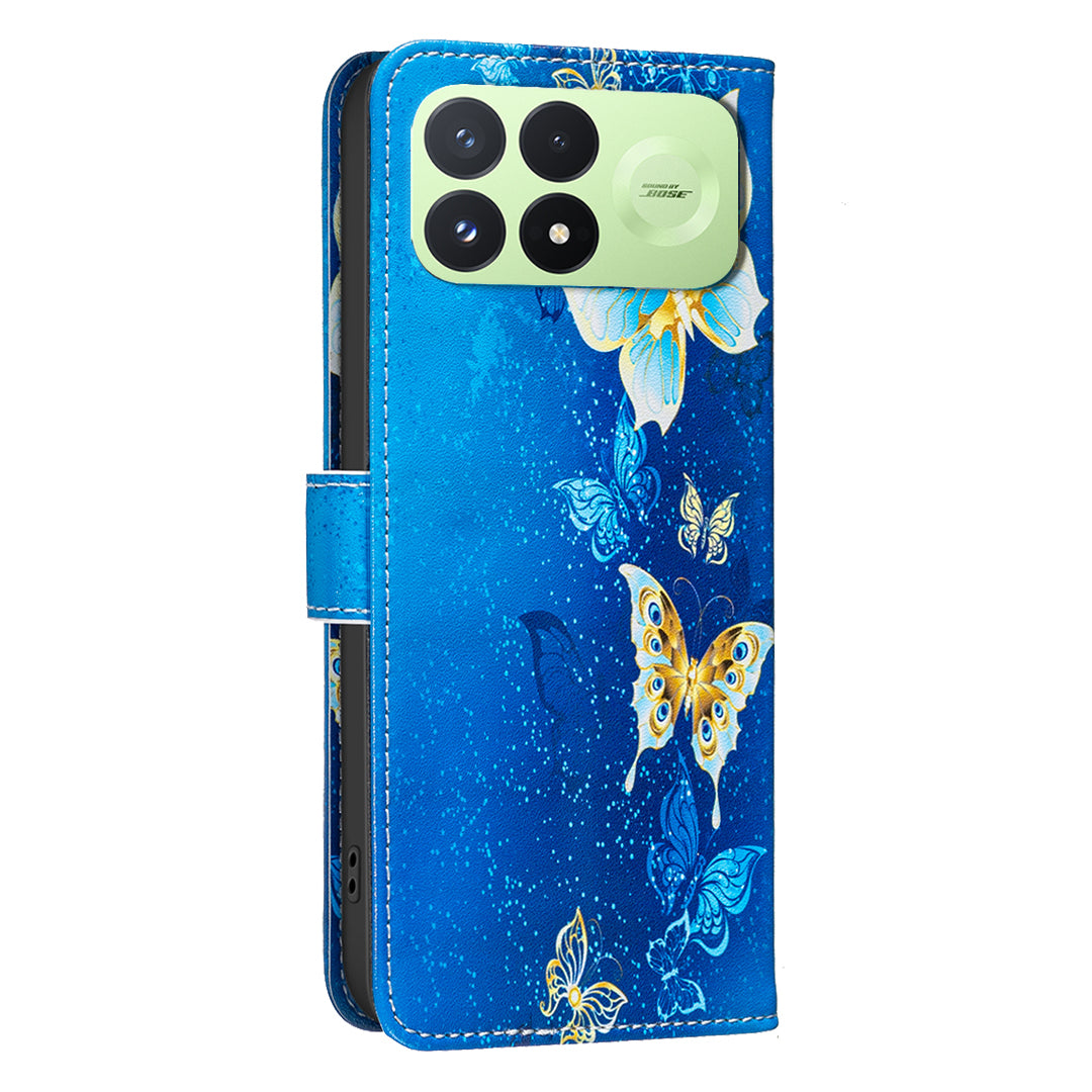 For Xiaomi Redmi K100 Pro 5G / Xiaomi Poco F8 Pro 5G Case Wallet Stand Pattern Printing Phone Leather Cover