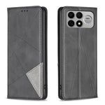 Xiaomi Poco F9 Ultra / Poco F8 Ultra / Redmi K90 Pro Max 5G / K100 Pro Max 5G (Kina) Fodral Korthållare Geometriskt Präglad Lädermobilskal