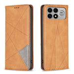 Xiaomi Poco F9 Ultra / Poco F8 Ultra / Redmi K90 Pro Max 5G / K100 Pro Max 5G (Kina) etui med kortholder og geometrisk præget lædermobilcover