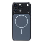 Til iPhone 16 Pro Max cover 1,5 mm PC stødsikkert telefoncover indbygget kameralinsebeskytter