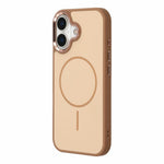For iPhone 17 Magnetic Case Metallic Skin Feel PC + TPU Anti Drop Anti Scratch Phone Cover