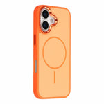 For iPhone 17 Magnetic Case Metallic Skin Feel PC + TPU Anti Drop Anti Scratch Phone Cover