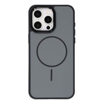 For iPhone 15 Pro Magnetic Case Metallic Skin Feel PC + TPU Anti Drop Anti Scratch Phone Cover
