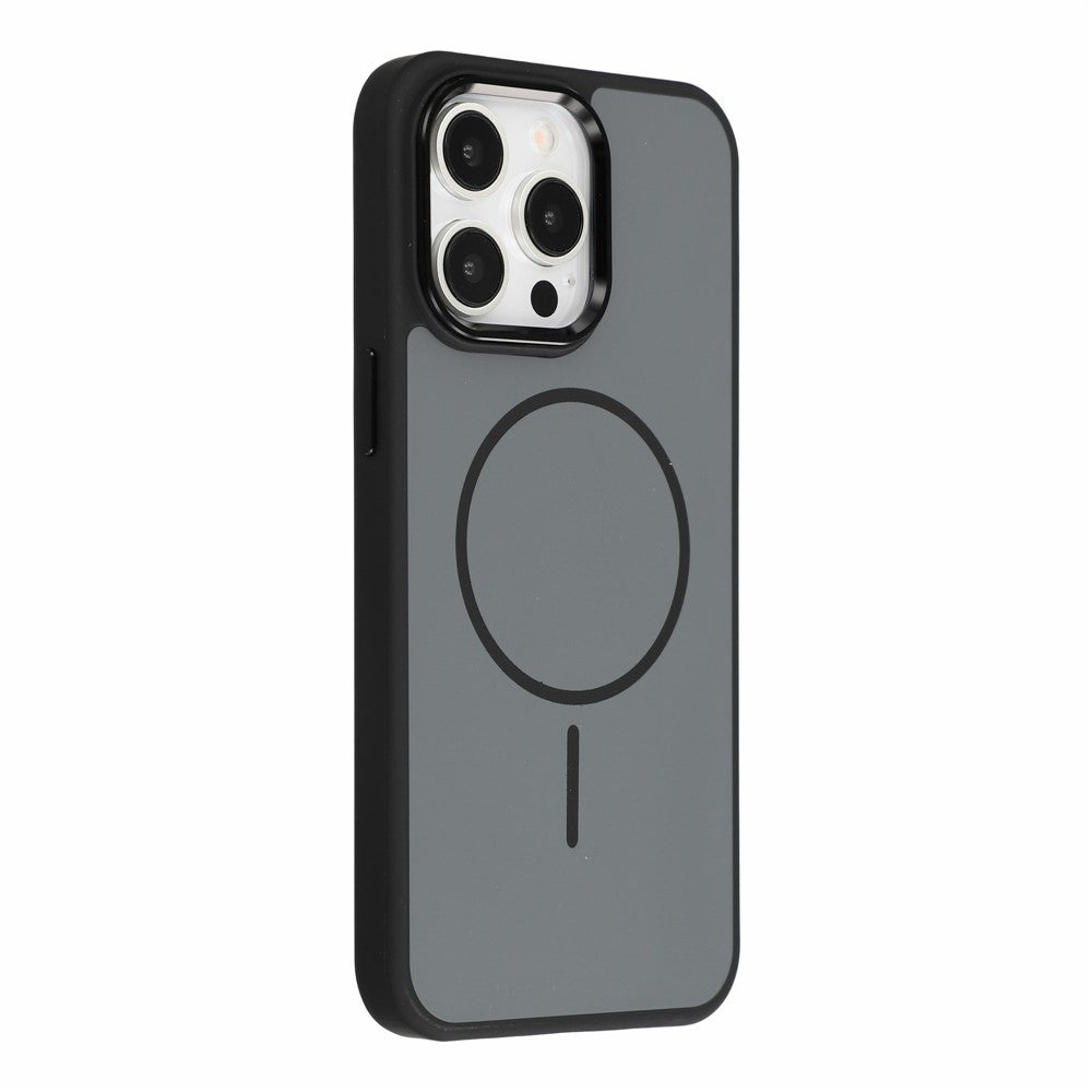 For iPhone 14 Pro Max Magnetic Case Metallic Skin Feel PC + TPU Anti Drop Anti Scratch Phone Cover