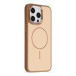For iPhone 14 Pro Max Magnetic Case Metallic Skin Feel PC + TPU Anti Drop Anti Scratch Phone Cover