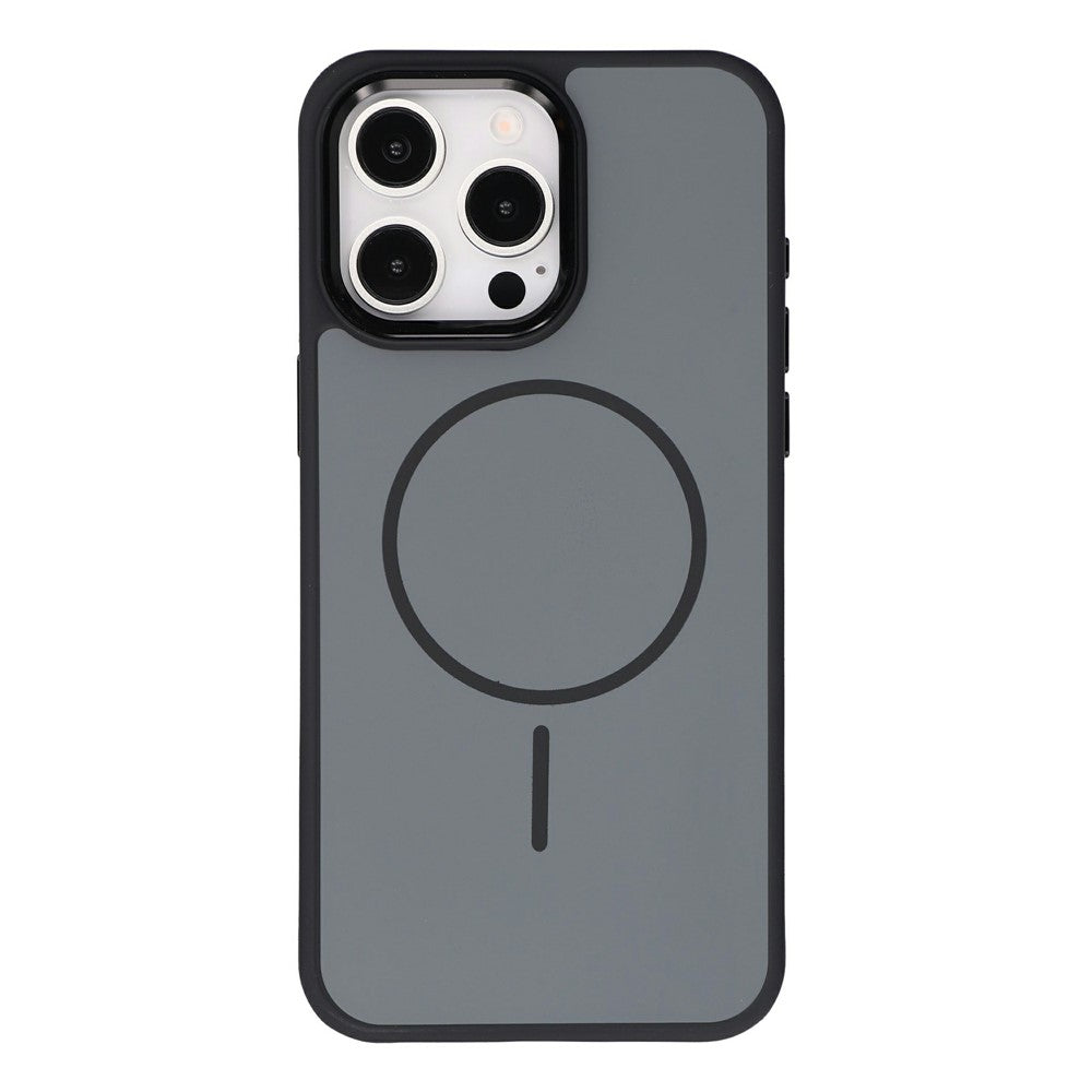 For iPhone 13 Pro Max Magnetic Case Metallic Skin Feel PC + TPU Anti Drop Anti Scratch Phone Cover