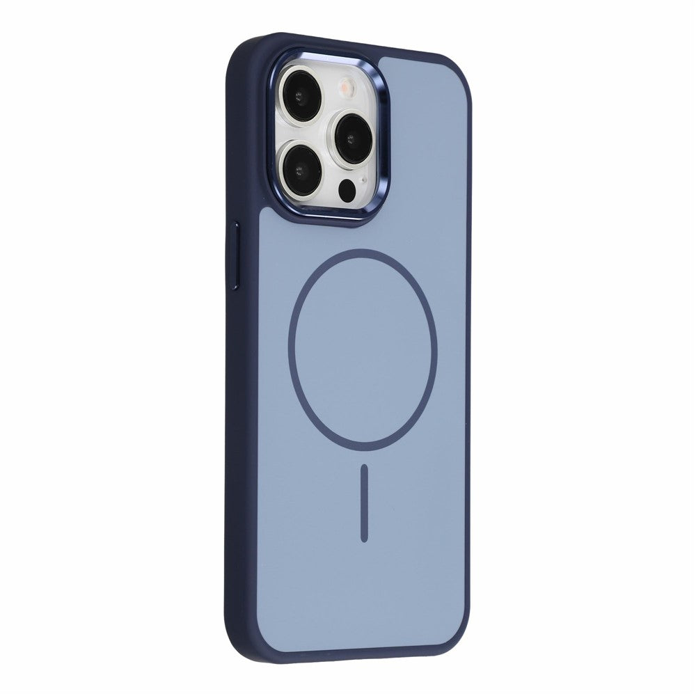 Til iPhone 13 Pro Magnetisk Cover Metalagtig Følelse PC + TPU Anti-drop Anti-ridse Telefoncover