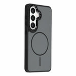 For Samsung Galaxy S25  /  S24 Magnetic Case Metallic Skin Feel PC + TPU Anti Drop Anti Scratch Phone Cover