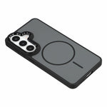 For Samsung Galaxy S25  /  S24 Magnetic Case Metallic Skin Feel PC + TPU Anti Drop Anti Scratch Phone Cover