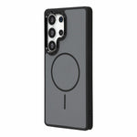 Magnetiskt skal för Samsung Galaxy S25 Ultra, metallisk hud, PC + TPU, fallskyddande och reptåligt mobilskal
