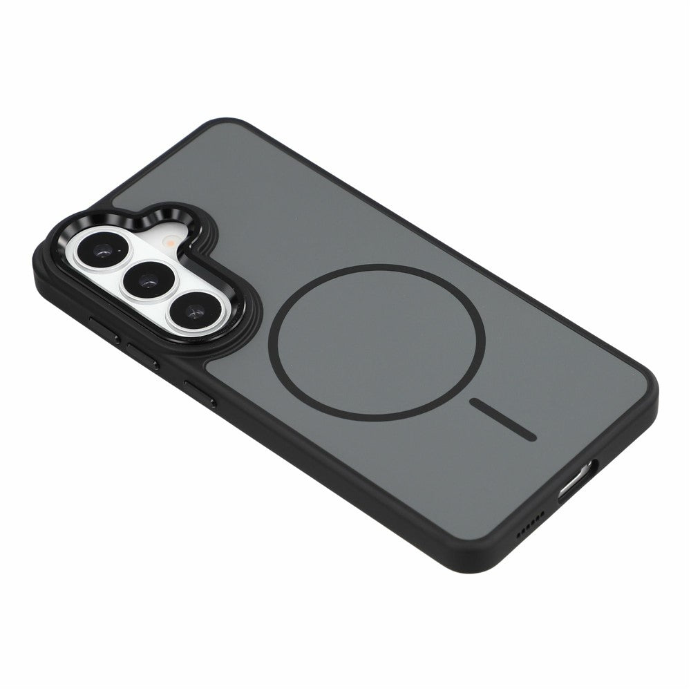 Samsung Galaxy A57 5G / A36 5G / A56 5G Magnetiskt Skal Metallisk Hud Känns Som PC + TPU Fallskyddande Anti-Repskydd mobilskal