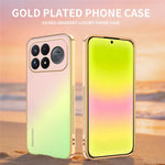 SINGIUZOO For Xiaomi Redmi K100 Pro Max 5G Case Electroplated AG Matte Gradient Color PC + TPU Phone Cover