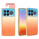 SINGIUZOO For Xiaomi Redmi K100 Pro Max 5G Case Electroplated AG Matte Gradient Color PC + TPU Phone Cover