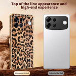 For Oppo A7 Pro Max 5G Case Leopard Print PU Leather Coated PC + TPU Electroplating Phone Cover