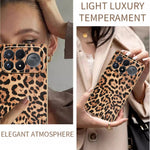Xiaomi Redmi K100 Pro Max 5G (Kina) Fodral Leopardmönster PU-läderbelagd PC + TPU Galvaniserad mobilskal