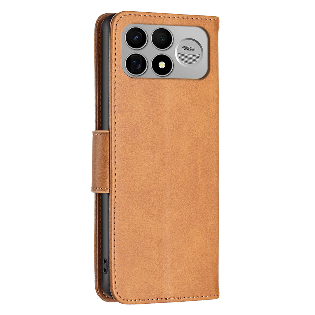 For Xiaomi Poco F9 Ultra / Poco F8 Ultra / Redmi K100 Pro Max 5G (China)  Case Shockproof PU Leather Cover with Wallet Card Slots