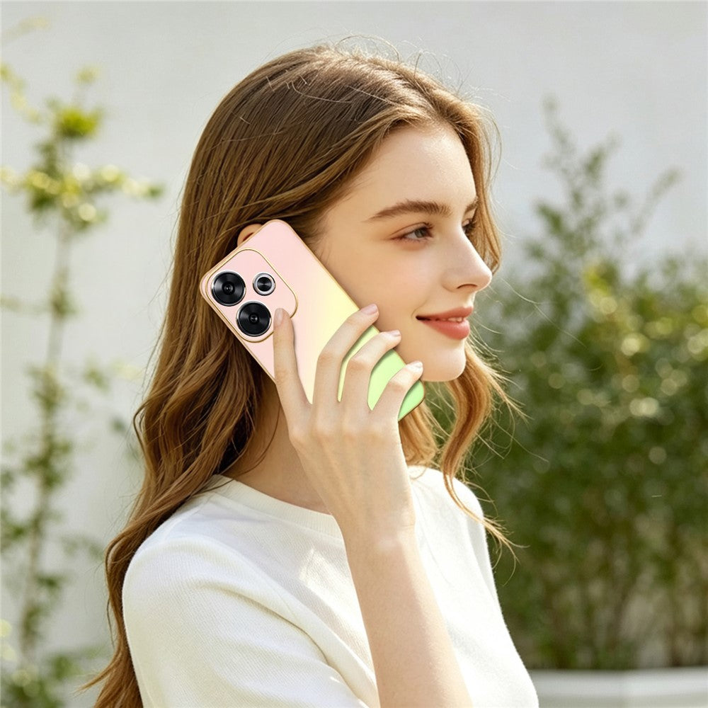 SINGIUZOO For Xiaomi Redmi Note 17 Pro 5G Case Electroplated AG Matte Gradient Color PC + TPU Phone Cover