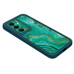 Samsung Galaxy S26+ skal Marmordesign Exakt kameraskydd TPU stötsäkert mobilskal