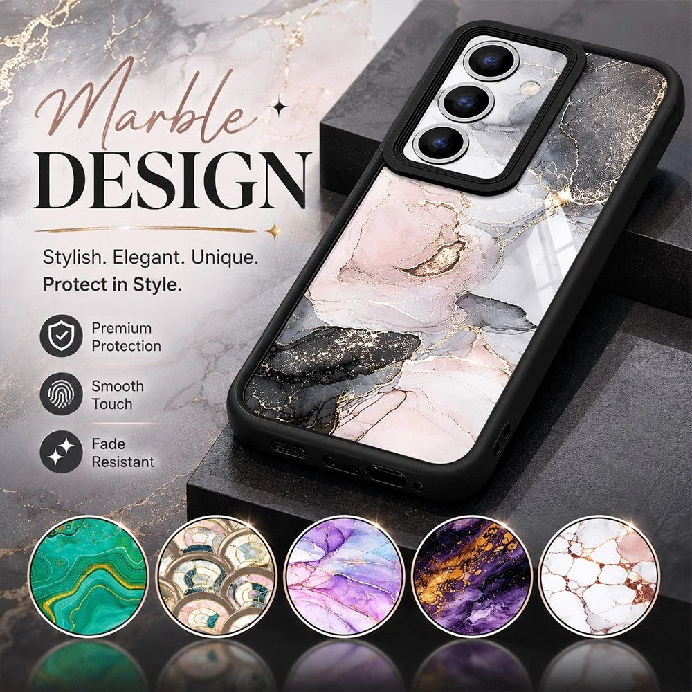 For Samsung Galaxy A17 4G / A17 5G Case Marble Design Precise Camera Protection TPU Shockproof Phone Cover